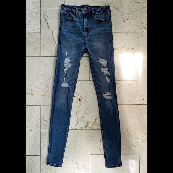 Abercrombie High Rise Super Skinny Jeans - Picture 1 of 7